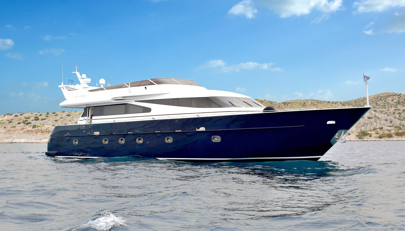 Zoe | Admiral 25,33m | 1999/2020-21 | 8 guests | 4 cabins | 5 crewyacht chartering