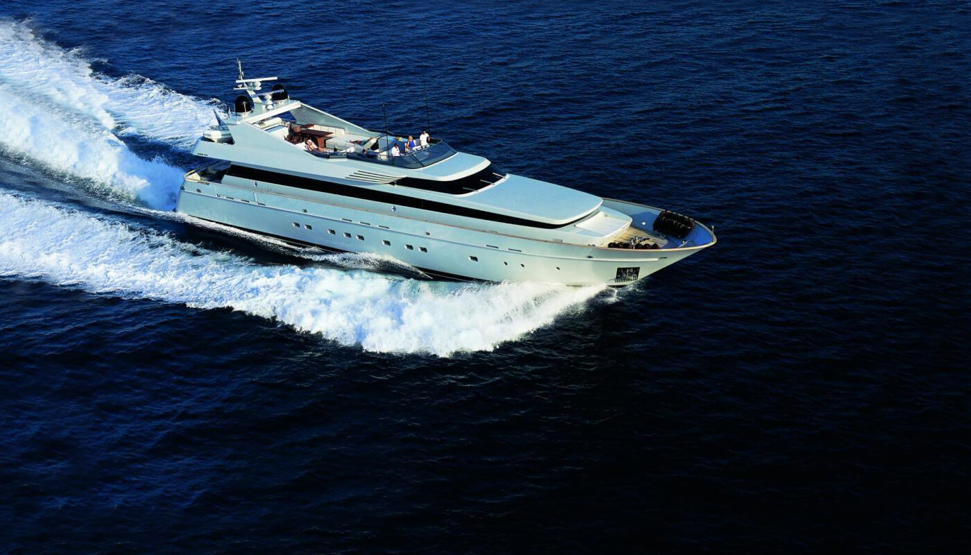Kintaro | Cantieri Di Pisa 38.10m | 2005/2014 | 12 guests | 6 cabinsyacht chartering